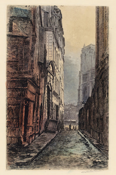 La rue Saint Julien Le Pauvre et une partie de léglise