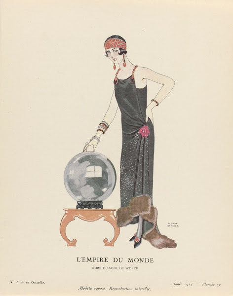 LEmpire du monde Robe du soir de Worth 1924
