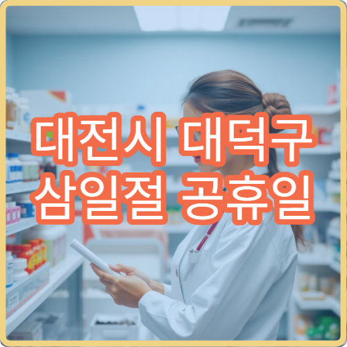 대전시 대덕구 삼일절 공휴일 응급의학과 진료 휴일 응급실 운영 안내