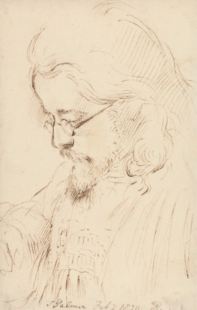 Portrait of Samuel Palmer Head and Shoulders 1830