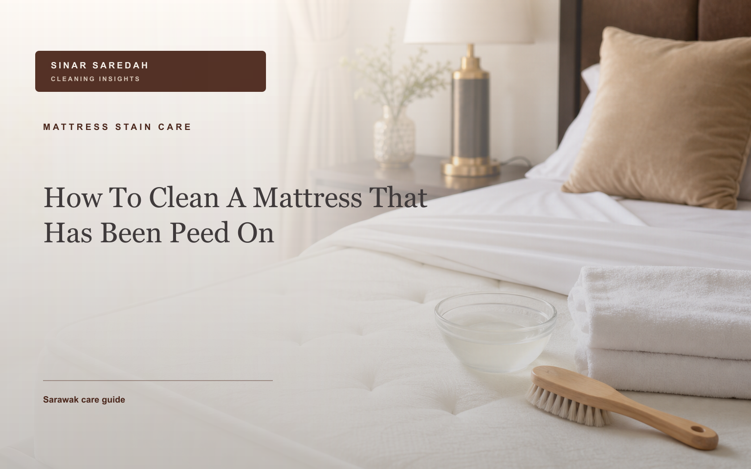 How To Clean A Mattress That Has Been Peed On | Sinar Saredah