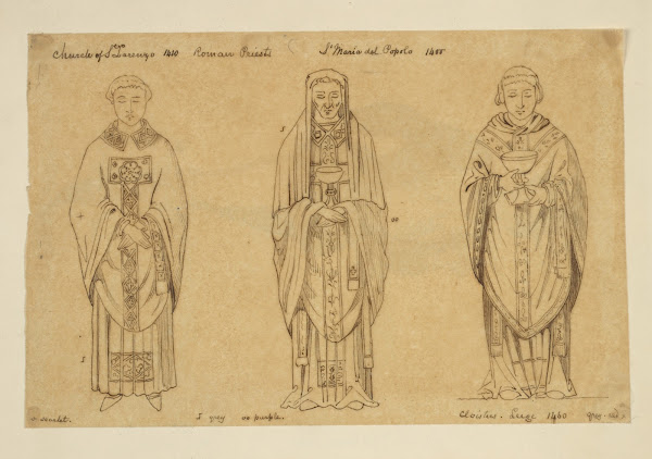 Roman priests Church of St Lorenzo 1410 St Maria del Popolo 1400 1840