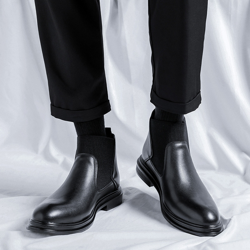 Men's Chelsea Boots 7511-R, mid-cut shaft