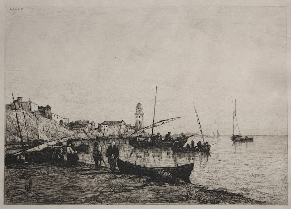 Return of the Fishing Boats at Collioure near the Spanish Border 1878