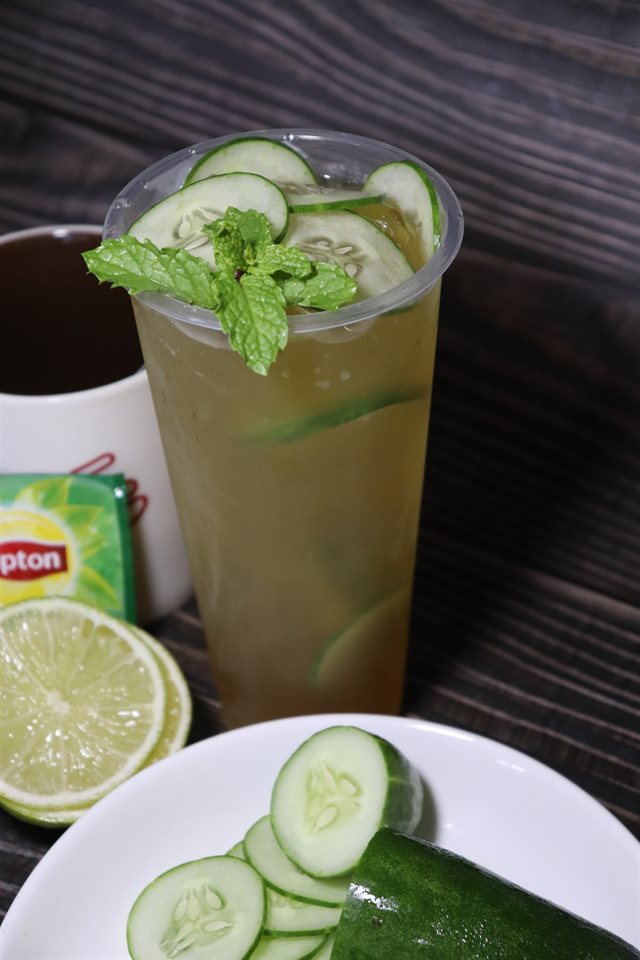 Trà Xanh Detox Dưa Leo Mật Ong