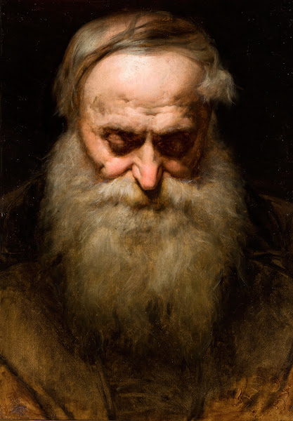 Head of an Old Man with a Grey Beard 1858