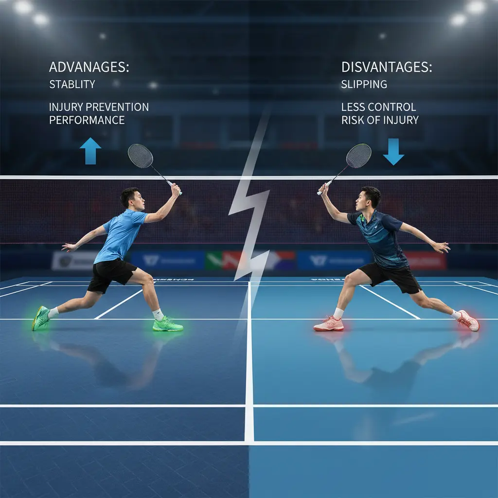 Karpet badminton dengan lapisan anti-selip vs tidak anti-selip: Apa keuntungan dan kerugian?