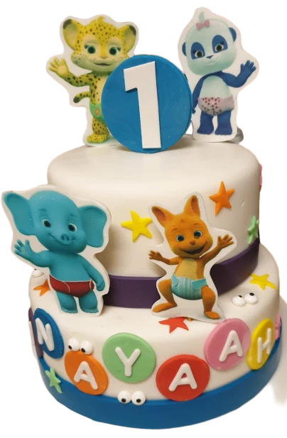Word Party Birthday Cake CB-NC178