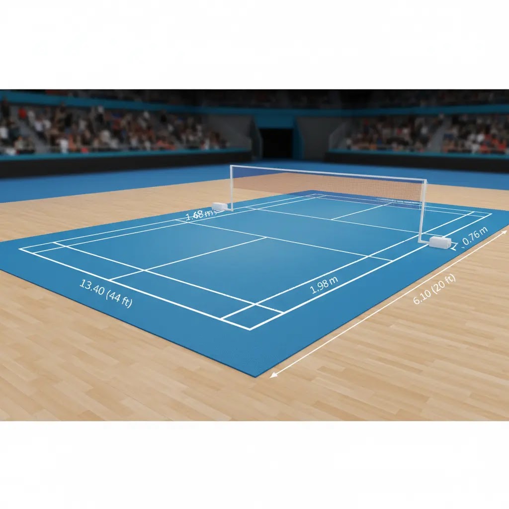 Ukuran Karpet Lapangan Badminton yang Sesuai Standar Resmi