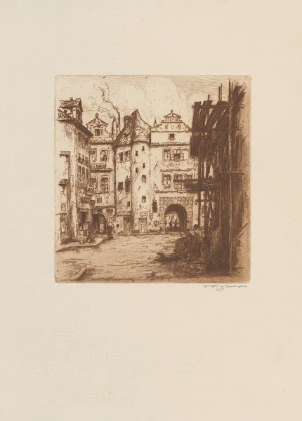 The entrance into the Týn Court 1911