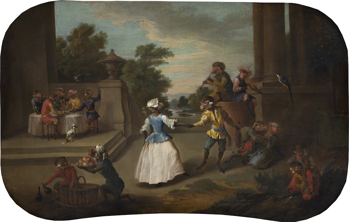 Singerie  The Dance c 1739