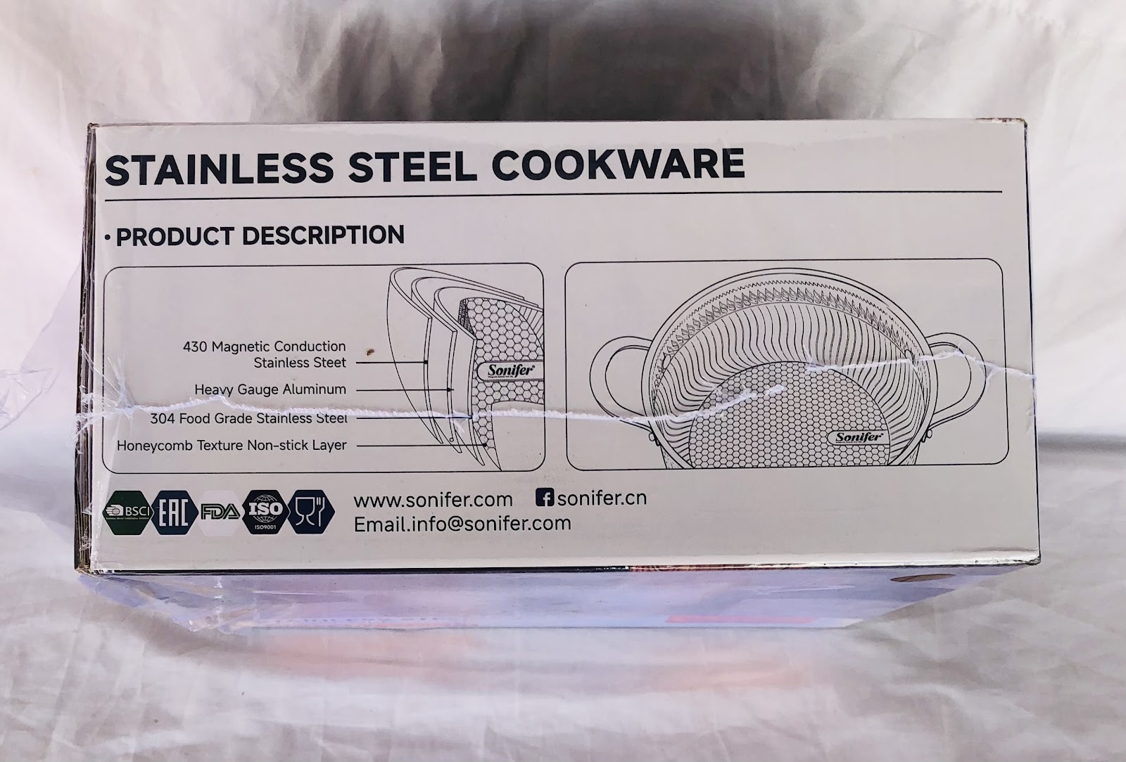 Photo 2 of Stainless steel casserole (SF-1267) 26cm