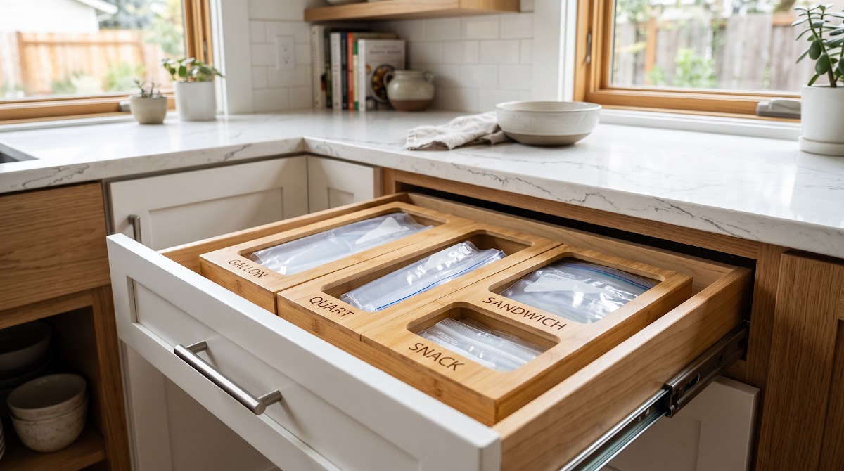 Best Food Storage Bag Organizers for Kitchen Drawers (2026) - BEST OVERALL — IN CONTEXT