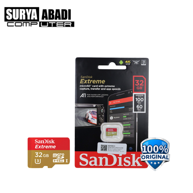MICRO SD SANDISK 32 GB EXTREME