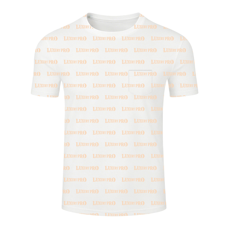 AOP MAC Printed T Shirt with Left Chest Pocket