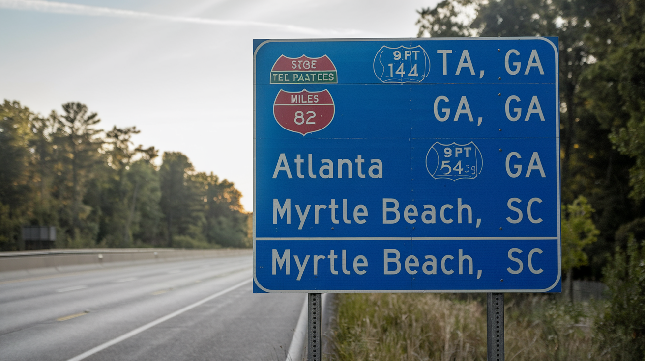 Miles from Atlanta, GA to Myrtle Beach, SC | Travel Guide