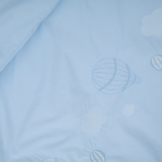 Bedding set for a baby crib 6 el Twins Beau blue