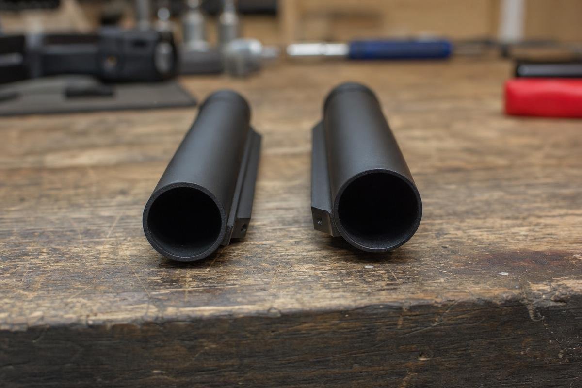 mil spec buffer tube compared to commercial buffer tube diameter difference
