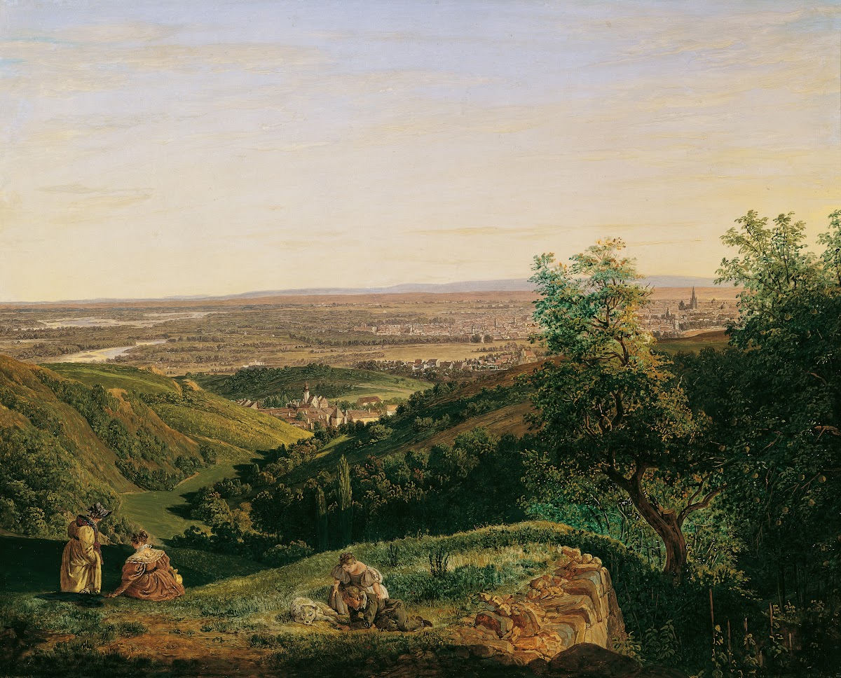 Blick auf Wien vom Krapfenwaldl 1834