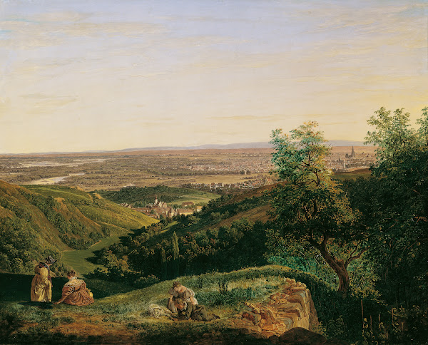 Blick auf Wien vom Krapfenwaldl 1834