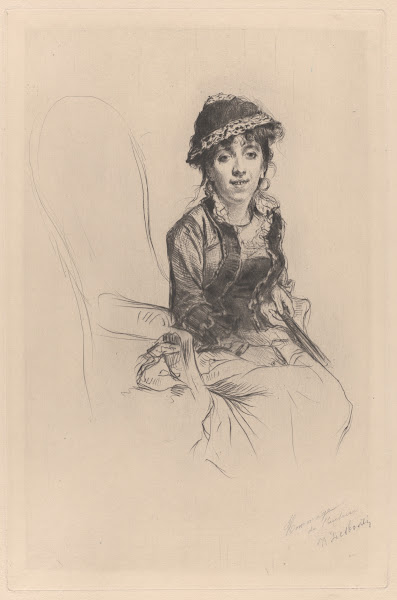 Portrait of Emma Dauvilliers about 1889