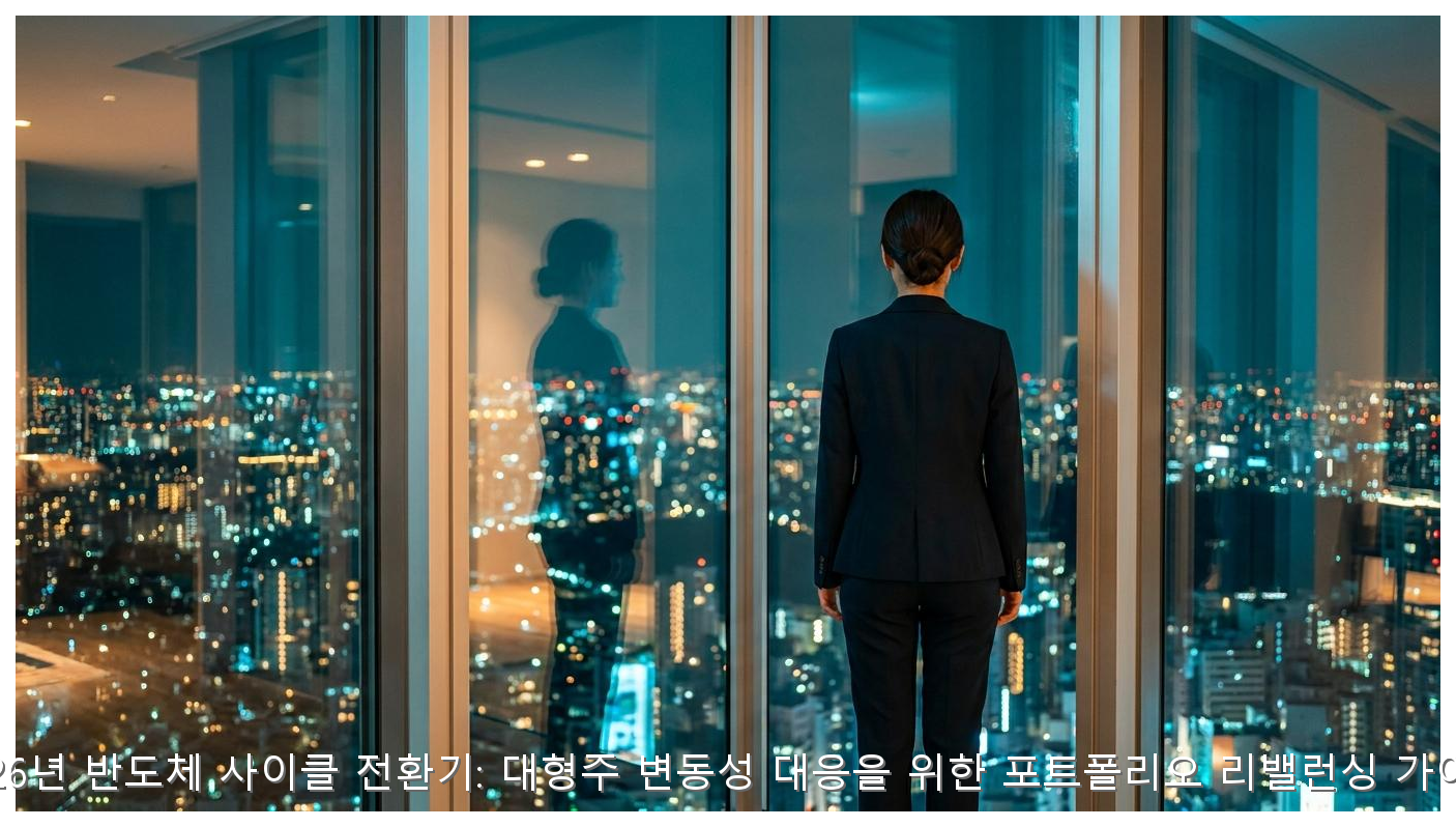 2026년 반도체 사이클 전환기: 대형주 변동성 대응을 위한 포트폴리오 리밸런싱 가이드 핵심 안내 및 분석 인포그래픽 (6)