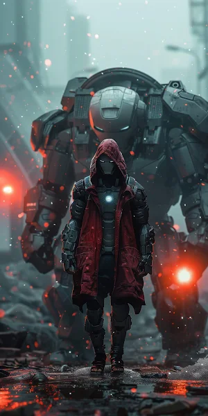 Iron Man, Robot, Futuristic, Sci-Fi Full HD iPhone Wallpaper Background