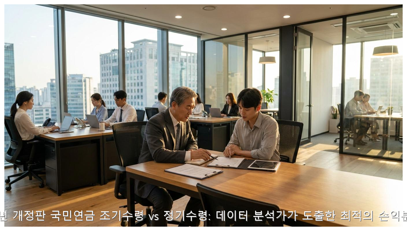 2026 국민연금 조기수령 손익분기점 데이터 핵심 안내 및 분석 인포그래픽 (8)