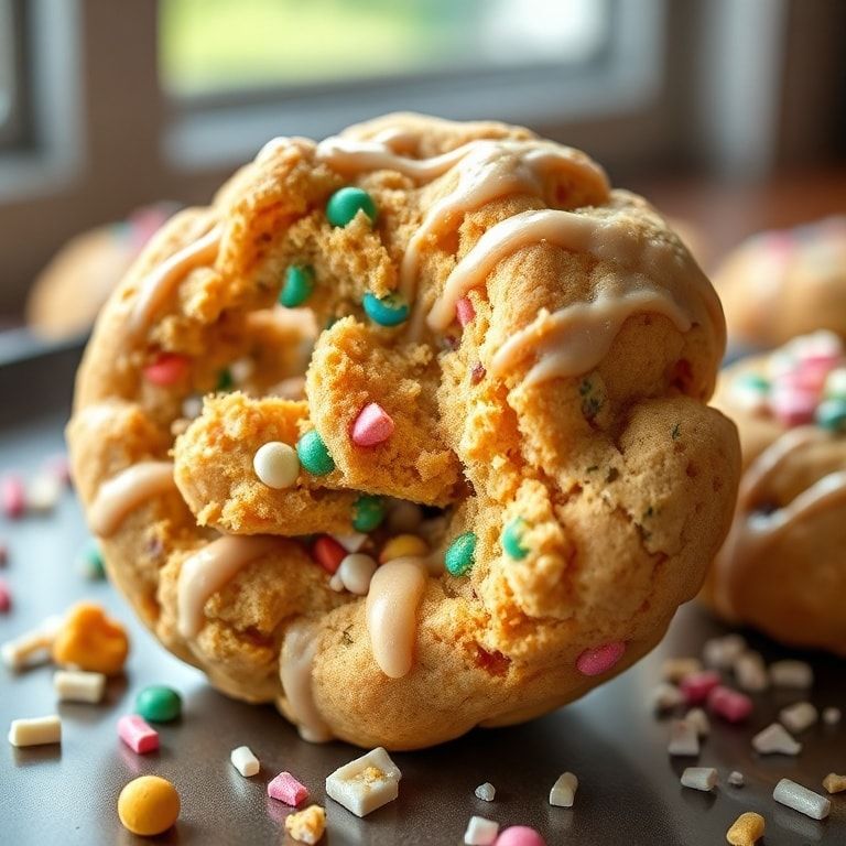 Teddy Graham Funfetti Stuffed Cookie Butter Cookies Delight: Easy Homemade Cookie Treat finished