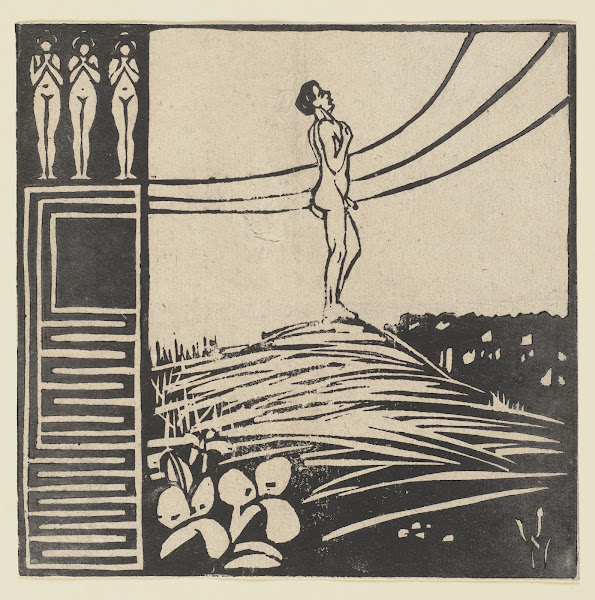 Male Figure on a Mountain Longing From the series Two People 1905  1906