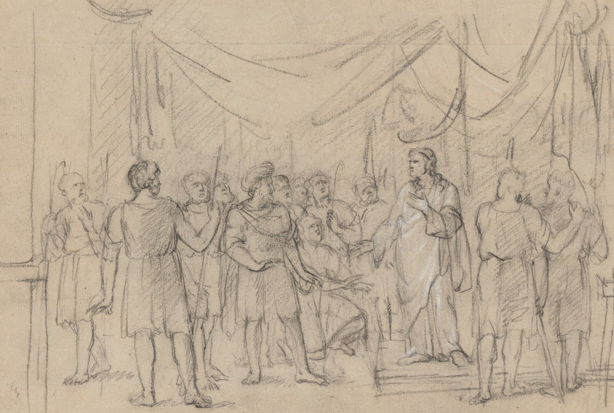 Joseph Viceroy of Egypt in Front of his Father and Brothers