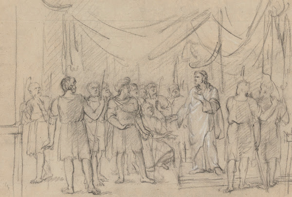 Joseph Viceroy of Egypt in Front of his Father and Brothers