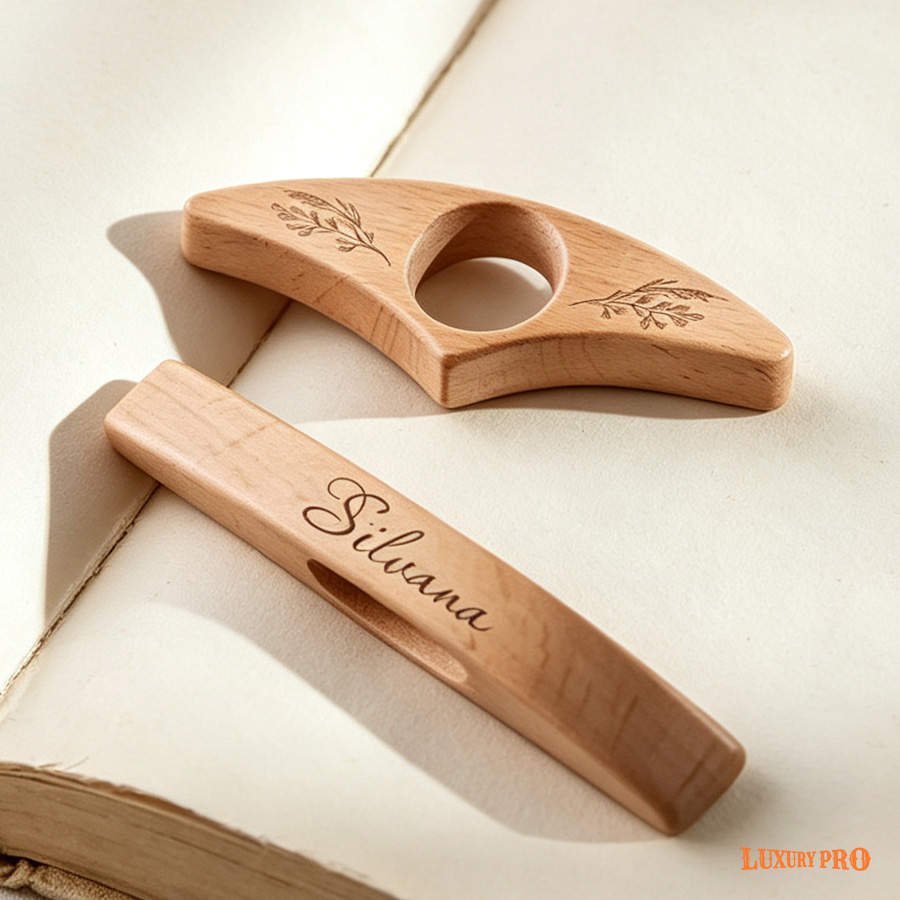 Wooden Book Page Holder