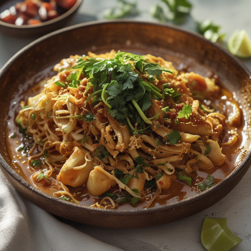 Street Style Thai Drunken Noodles - Easy Homemade Spicy Stir-Fry Recipe finished