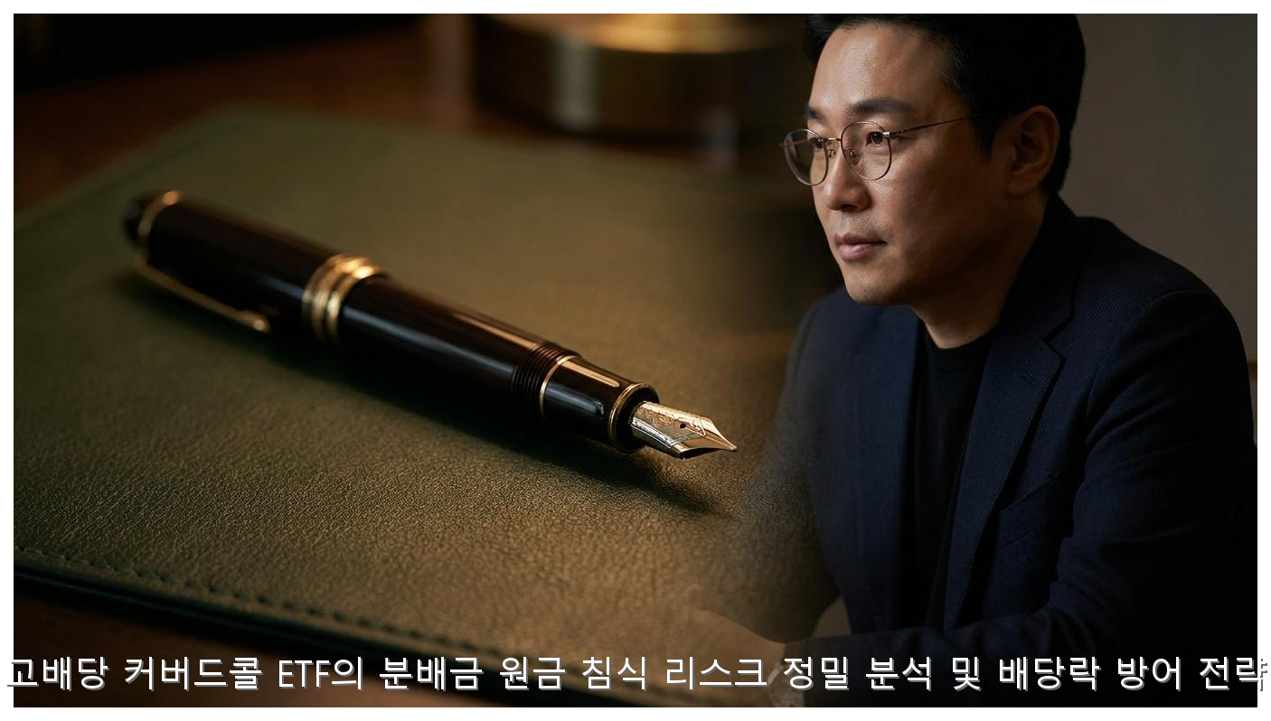 고배당 커버드콜 ETF의 분배금 원금 침식 리스크 정밀 분석 및 배당락 방어 전략 핵심 안내 및 분석 인포그래픽 (5)