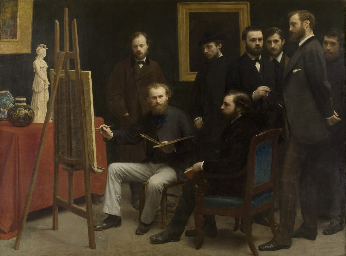 A Studio At Les Batignolles 1870