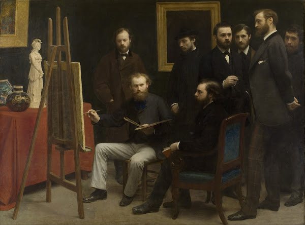 A Studio At Les Batignolles 1870