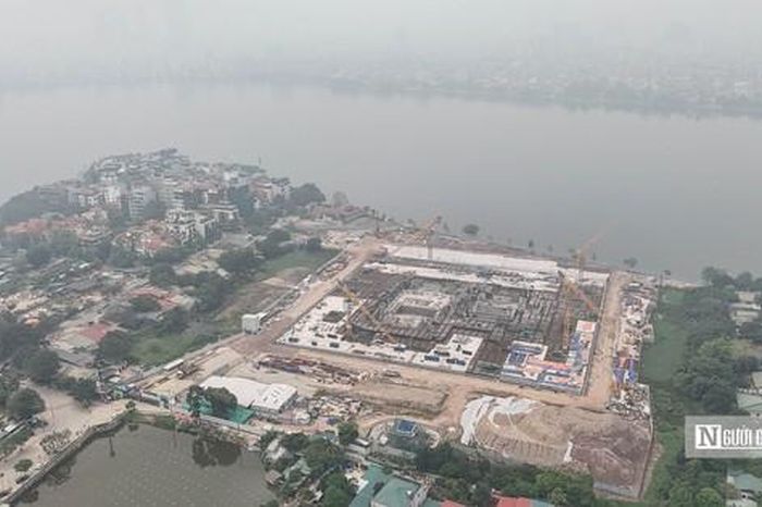 Hà Nội: Toàn cảnh đại công trường xây dựng nhà hát Opera bên cạnh hồ Tây - Tạp chí Người Đưa Tin