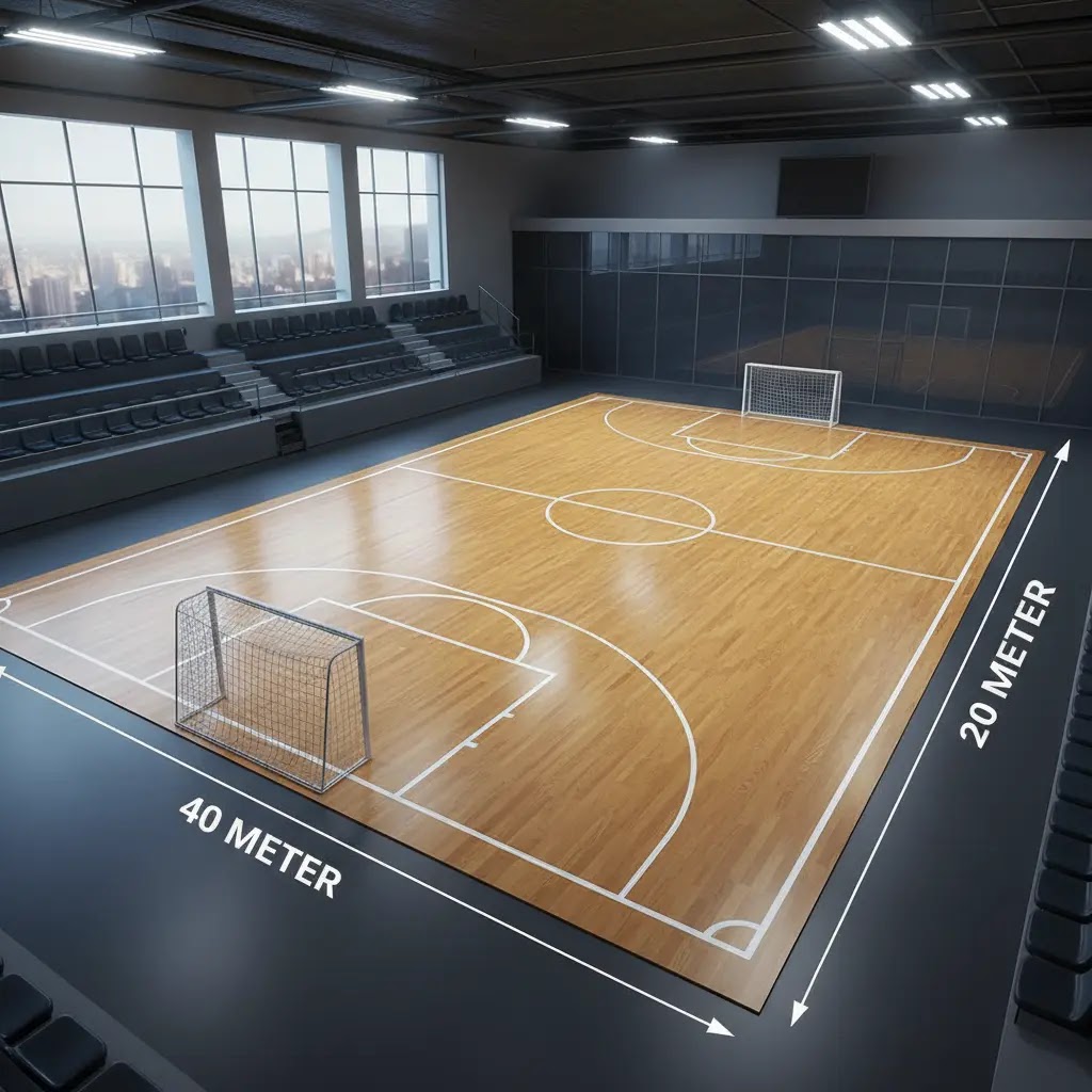 Dimensi Lapangan Futsal Indoor yang Ideal