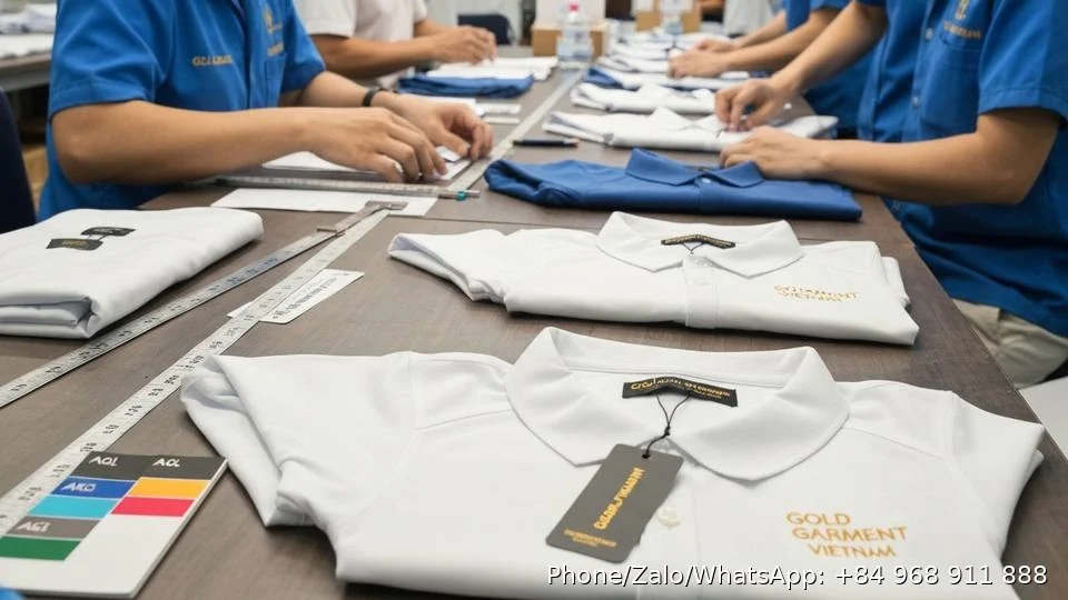 Company Golf Shirts - Gold Garment Vietnam