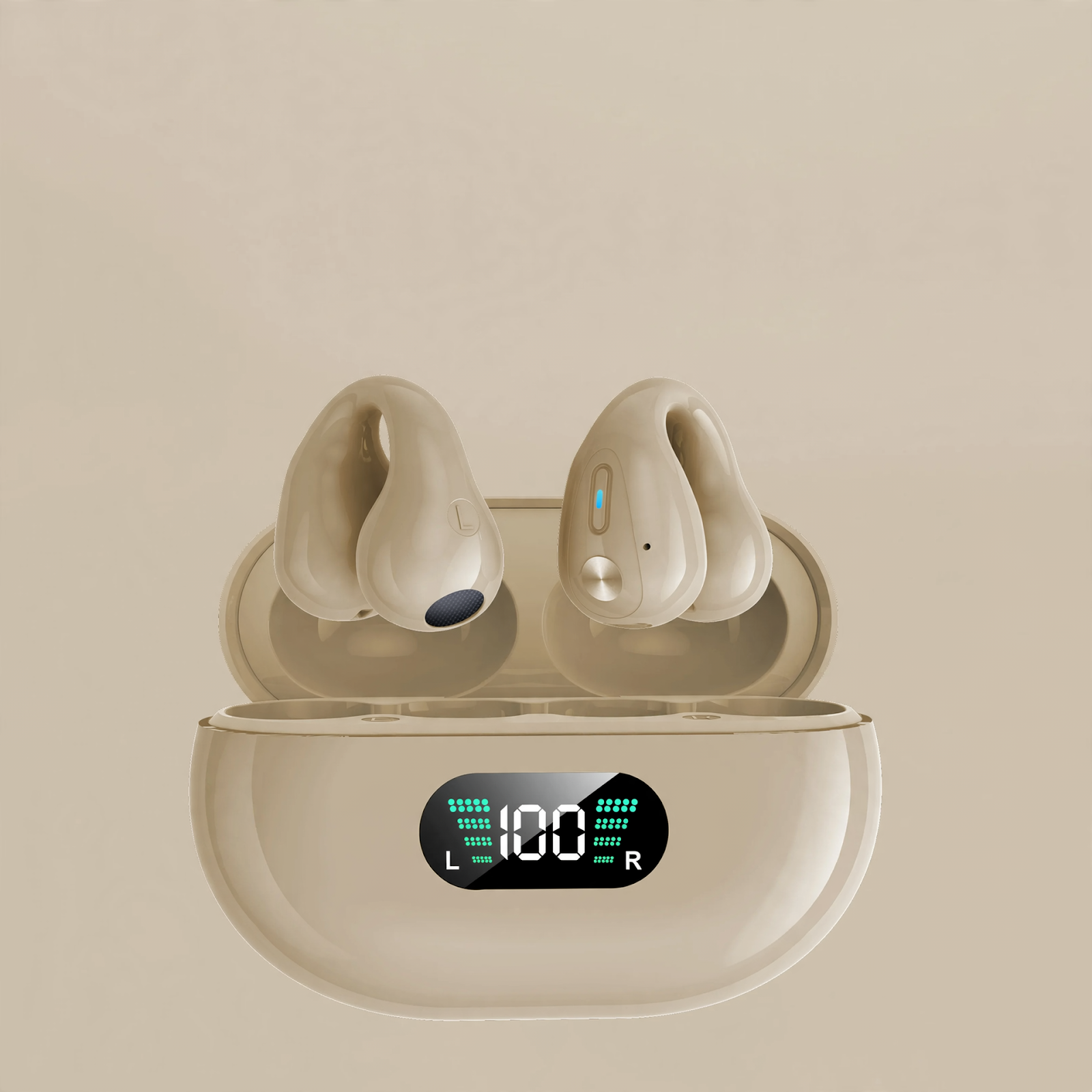 Bone Conduction Headphones, Clip-On, Bluetooth