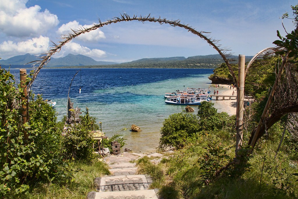 Bali beach panorama. Indonesia ecotourism destination, Indonesia nature travel destination, Gunung Leuser National Park, Bali, Kepulauan Seribu, Bunaken National Park, Gili island, planting mangrove and coral, reef destination. CarbonEthics Indonesia