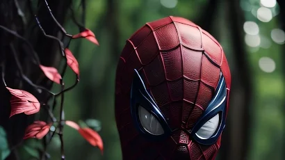 Supervillain, Spider-Man, Superhero, Red, Chest Full HD iPhone Wallpaper Background