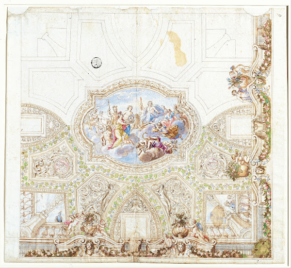 Composition Study For A Ceiling Decoration 1680