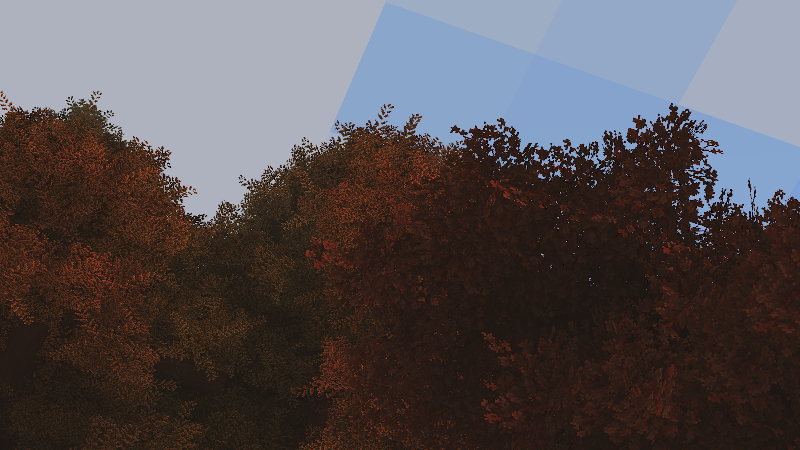 Minecraft Forest Canopy - Game Screenshot 4K Wallpaper (3840x2160)