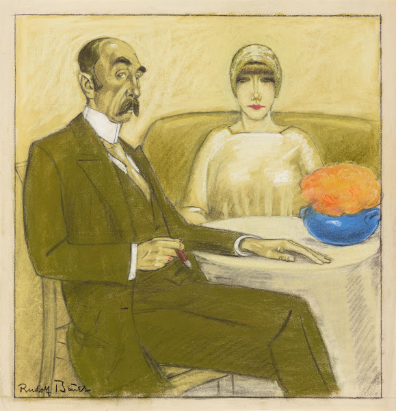 Paar am Tisch 1907 1910