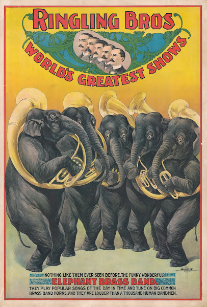 Ringling Bros worlds greatest shows  The funny wonderful elephant brass band  18