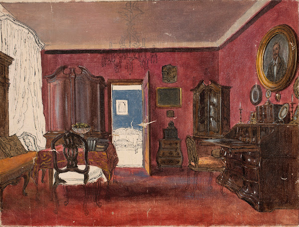 Living room interior 1850