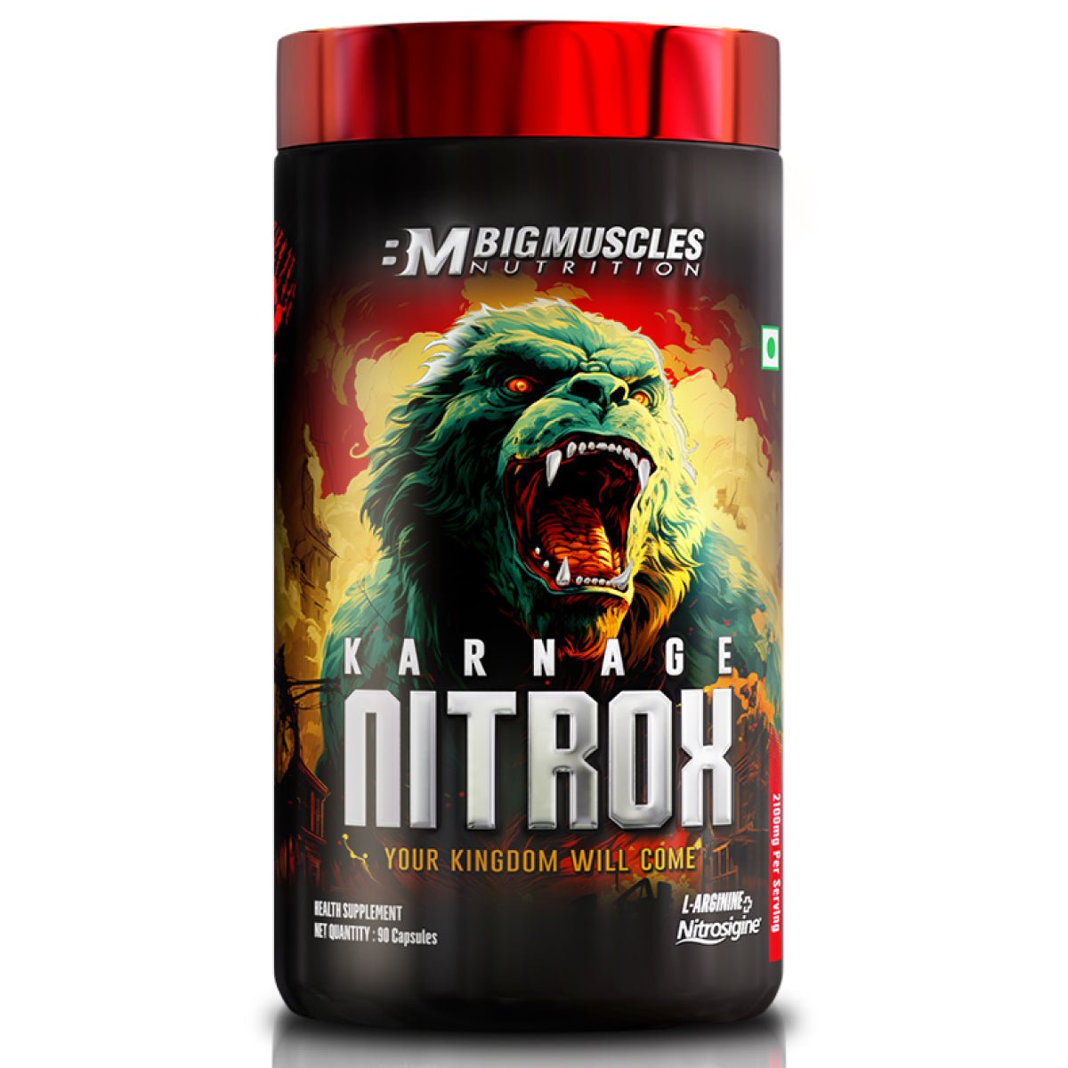 Nitrox — Unflavoured, 90 Capsules