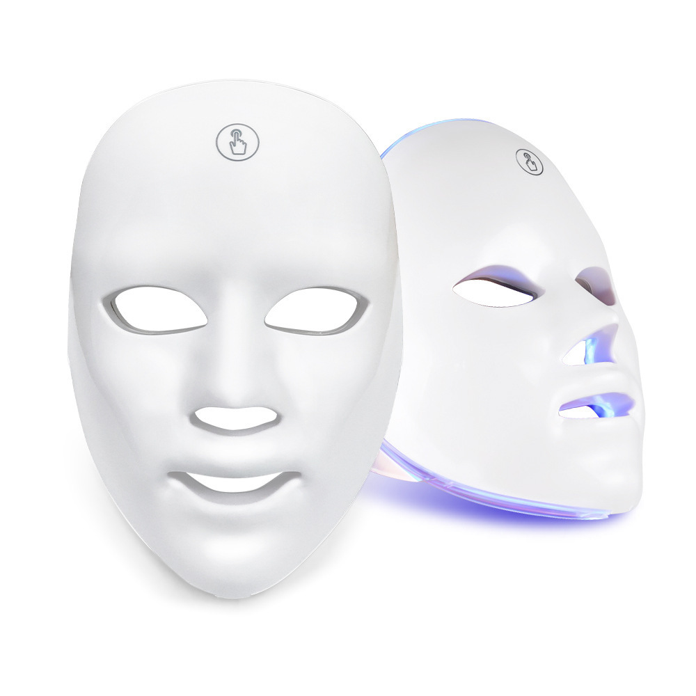LED-Schönheitsmaske, 7 Farben, USB-Ladung